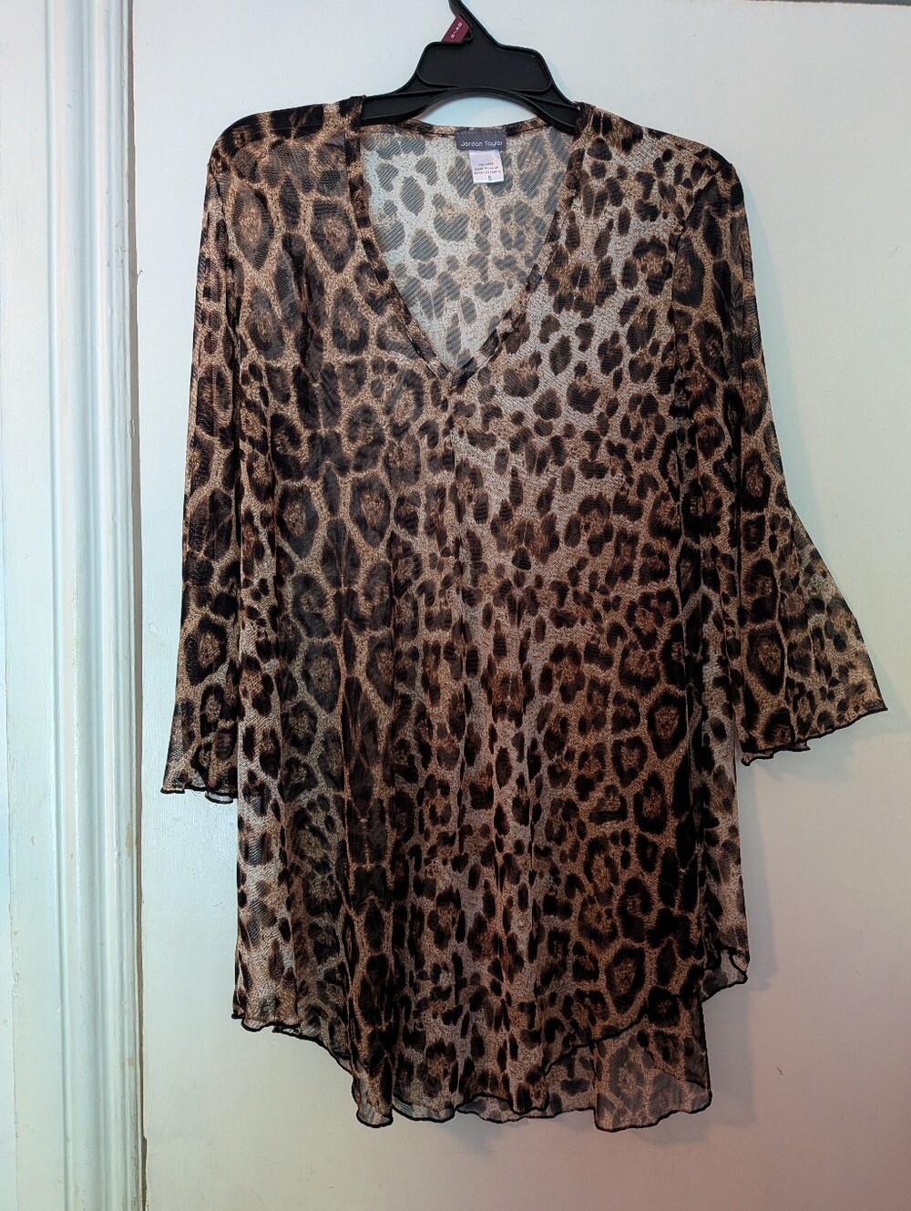 Animal Print Swim Coverup. Size Small